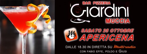 Multiradio Live al Bar Pizzeria I Giardini - Muccia sabato 25 ottobre